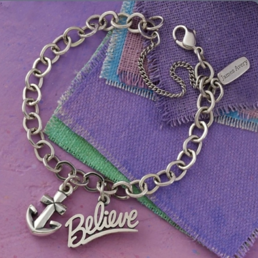 🛑SOLD🆕James Avery Forged Link Bracelet